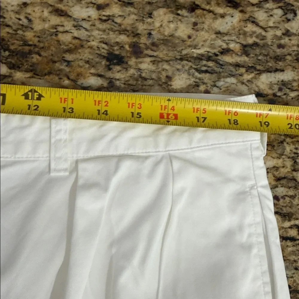 Polo Ralph Lauren Andrew White Pleated Shorts Men’s 38 Cotton Classic